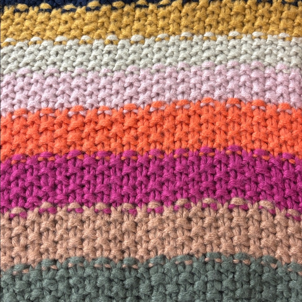 Entra Cheerful Color Block Chunky knit Women’s Sweater‎ Size L NWT - Picture 12 of 14